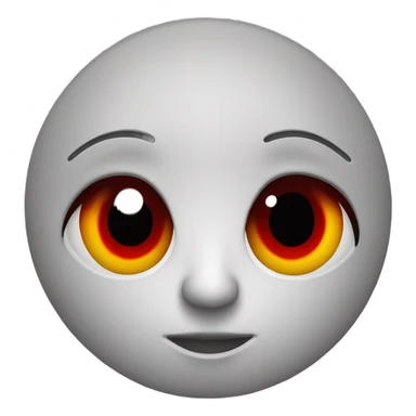 Oeil rouge et fond noir  sticker