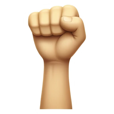 Laugh emoji with fist sticker