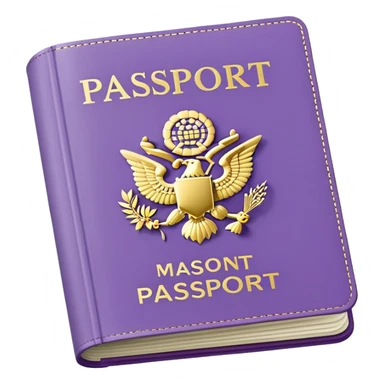 Pale Purple passport sticker