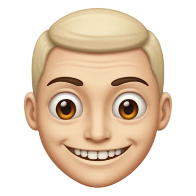 Freaky smirk sticker