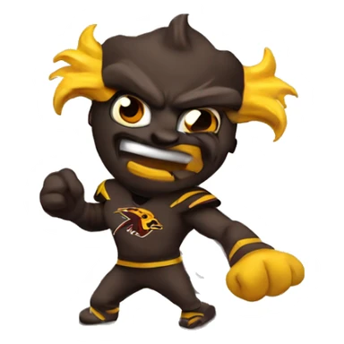 Sparky the Arizona state sundevil  sticker