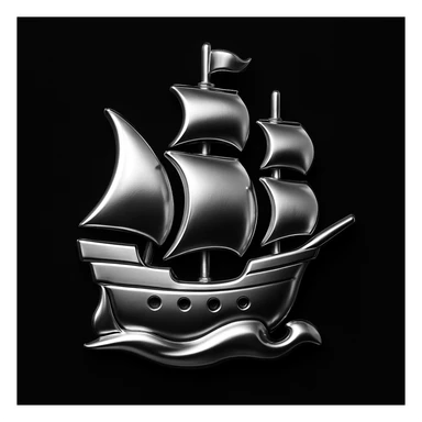 pirate ship sticker