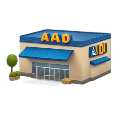 "Aldi" store sticker