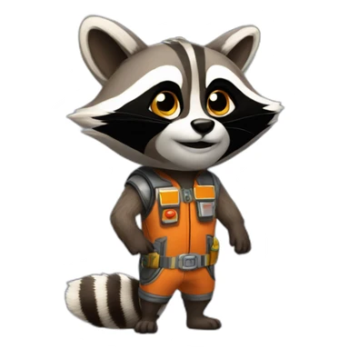 rocket-racoon sticker