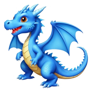 little blue dragon sticker