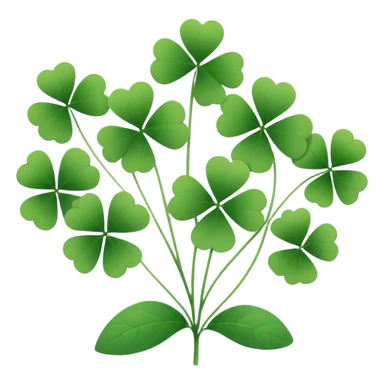 plant with small clover like leaves sticker