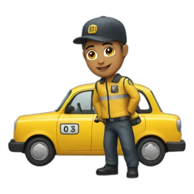 taxista sticker