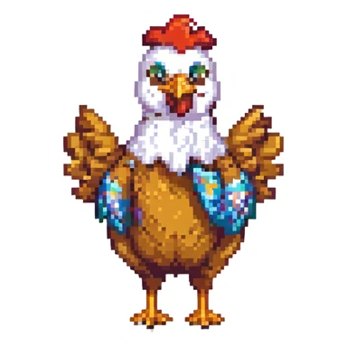 DANG CHICKEN! VICTORY POSE sticker
