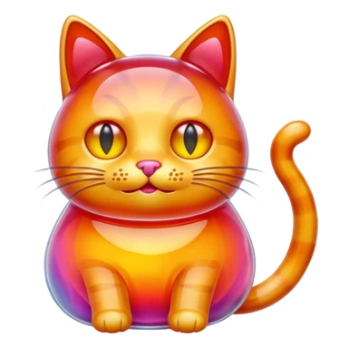 Jelly/jam cat sticker
