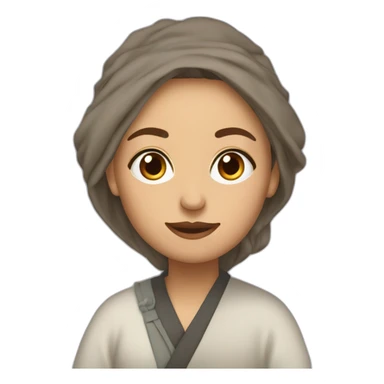 Mathilde Panot en djellaba sticker