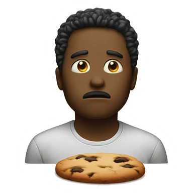 sad cookie sticker