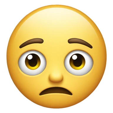 Emoji face looking envious  sticker