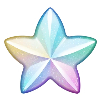 white glory glitter sticker