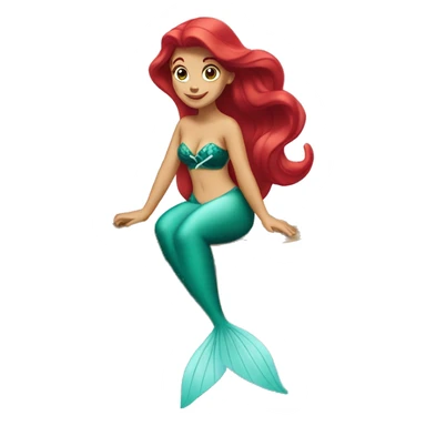 ariel la sirenita  sticker