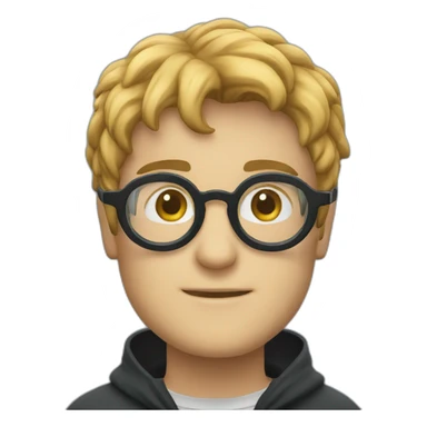 Harry potter wear swimming glasses sticker