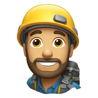 climbing mountant man sticker