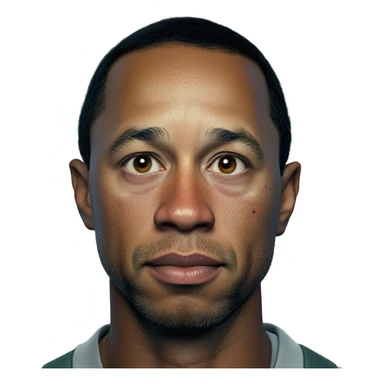 Tiger woods mugshot sticker