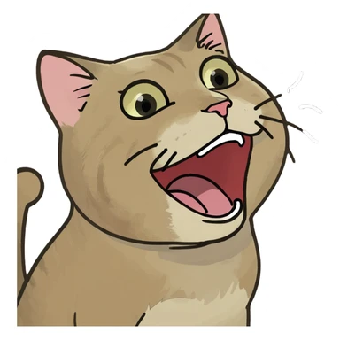 cat singing  sticker