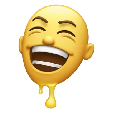 Laughing crying and agreeing sticker