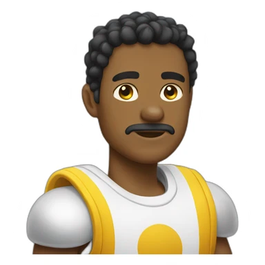 boxeador pelo amarillo  sticker