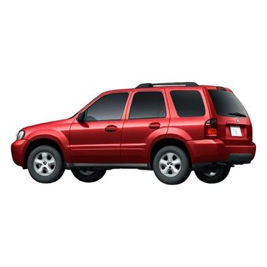 mazda tribute 2001 red  sticker