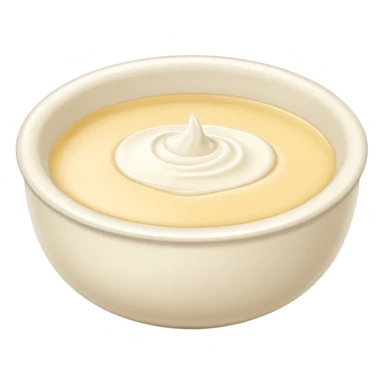 Cream without plate sticker