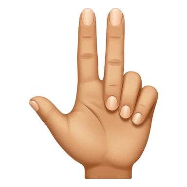 emoji de dedo señalando sticker