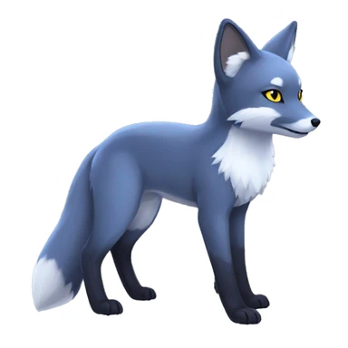 Arctic-Fox-Umbreon-hybrid full body sticker