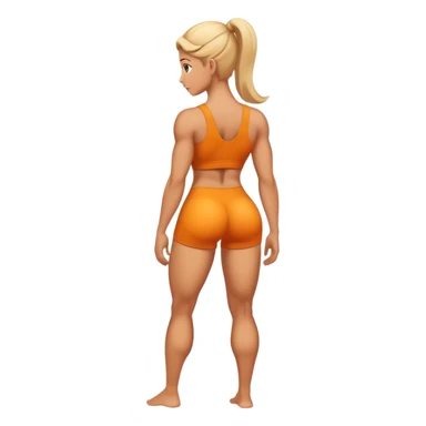 Glutes sticker