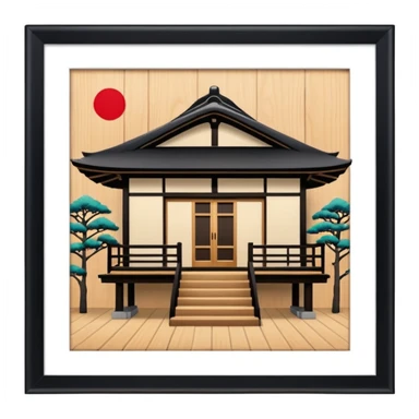 japonese home sticker