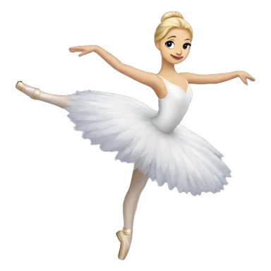 swan lake ballet sticker