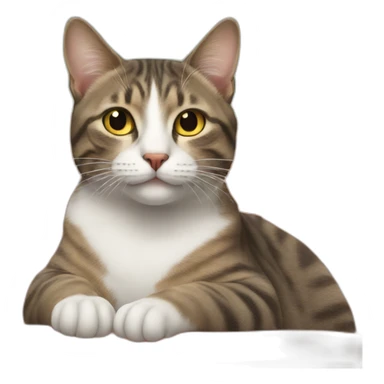 CAT LIVING THEIR BEST LIFE sticker