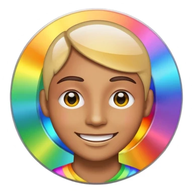 💿 mixed with 🥹 sticker