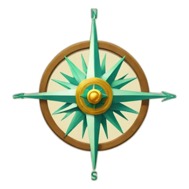 Southwest compass sticker