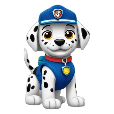 paw patrol dalmatien sticker