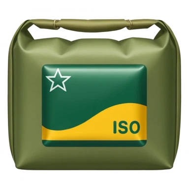 military daily dry rations green color sticker