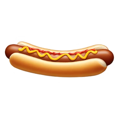 A long hot dog sticker