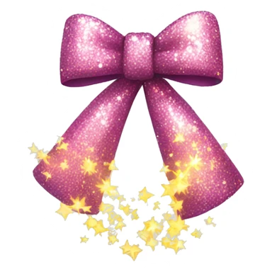 sparkely bow sticker