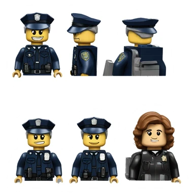 Lego Good Cop Bad Cop sticker
