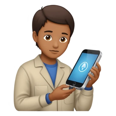 repairing an electronic device standing front sticker