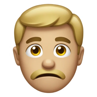 disgusted face emoji sticker