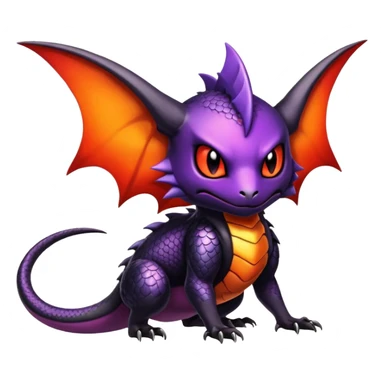 Shiny Epic Badass Edgy Noibat-Salandit-Litten-Hybrid sticker