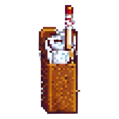 pixel art cigarette sticker