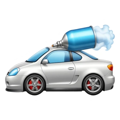 Car with nos sticker