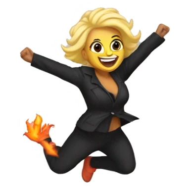 Phoenix Marie jumping sticker
