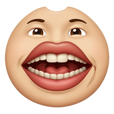 Mordiendo los labios sticker