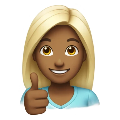 Girl saying you nailed it sticker