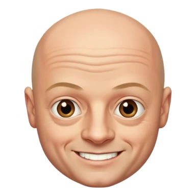 ross kemp bald smaller eyes sticker