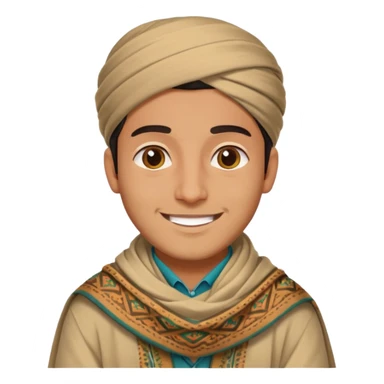 cool kashmiri guy sticker