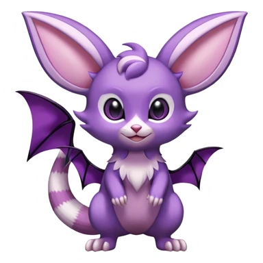 Shiny Furret-Espeon-Noibat-Hybrid (Full body) sticker